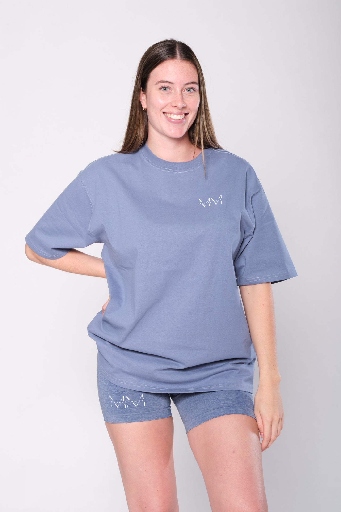 OVERSIZED T-SHIRT - PETROL BLUE