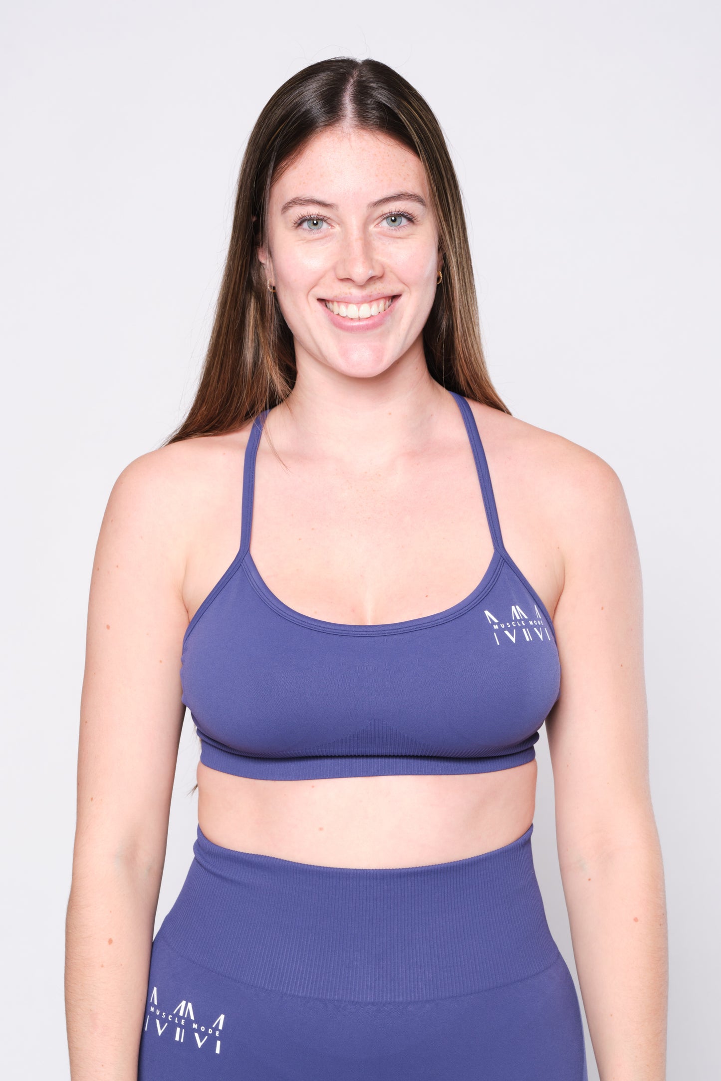 POWER SPORTS BRA - DEEP BLUE