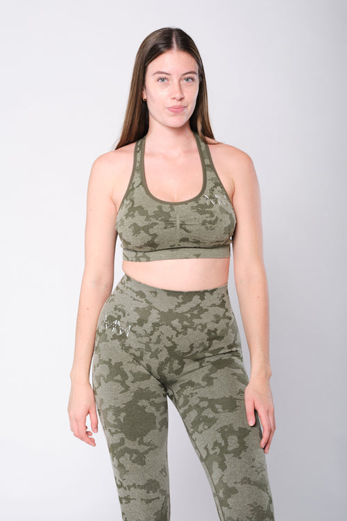 CAMO LEGGING - OLIVE GREEN