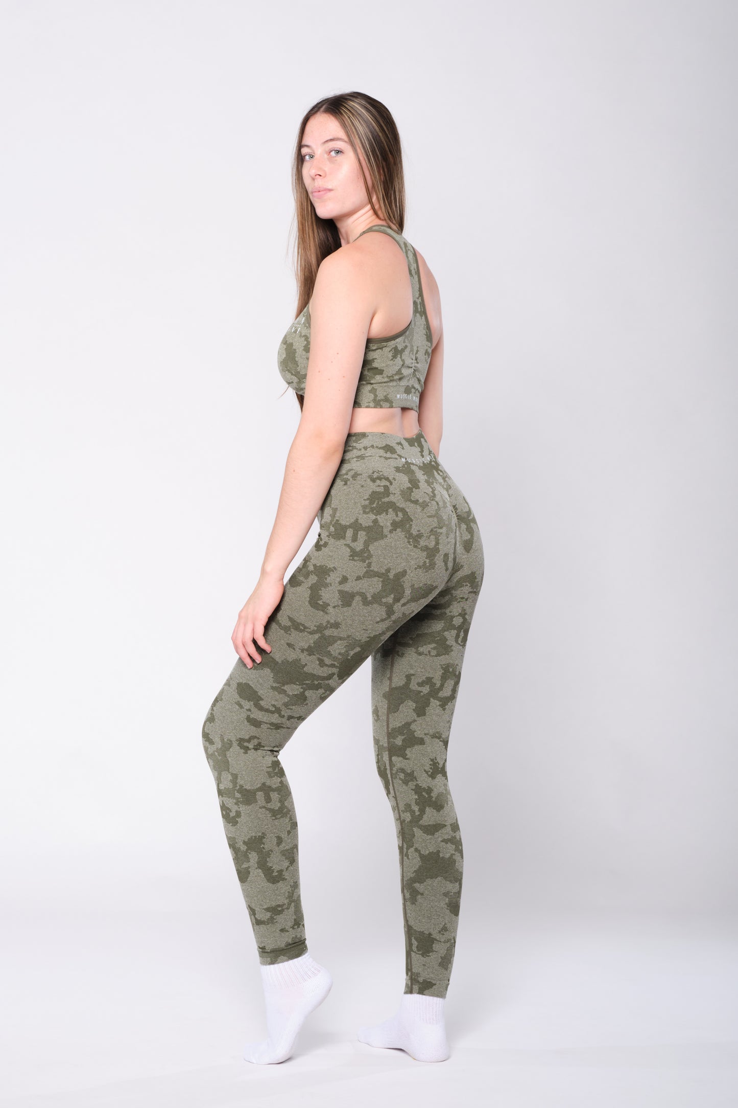 CAMO LEGGING - OLIVE GREEN