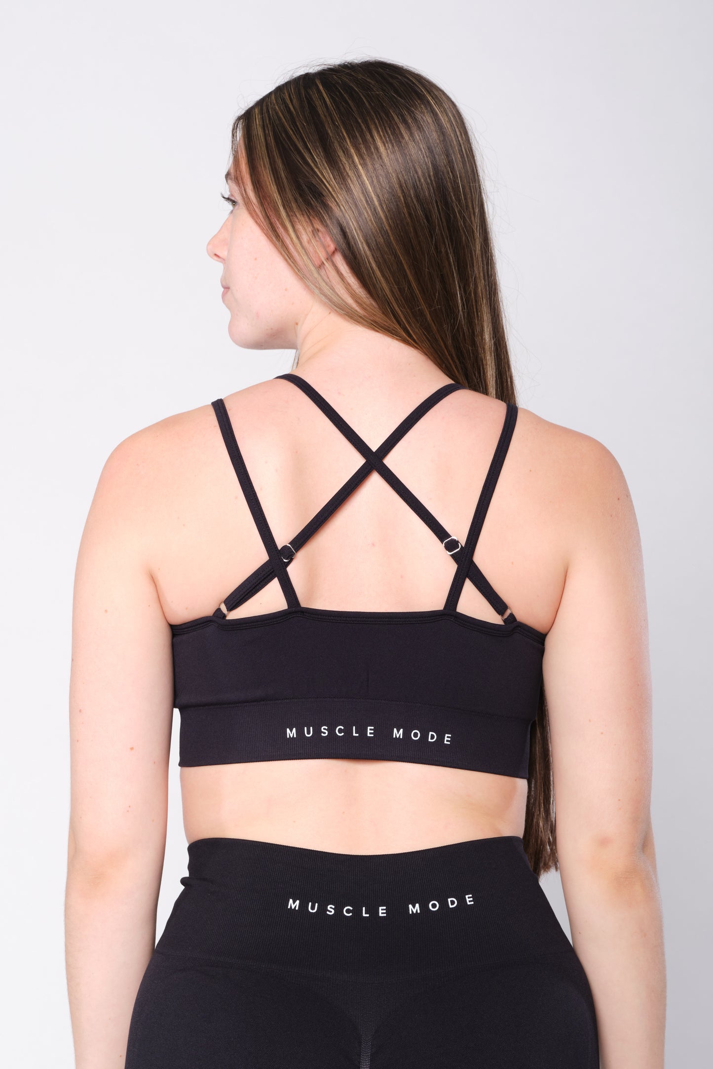 FLEX SPORTS BRA - SHADOW BLACK
