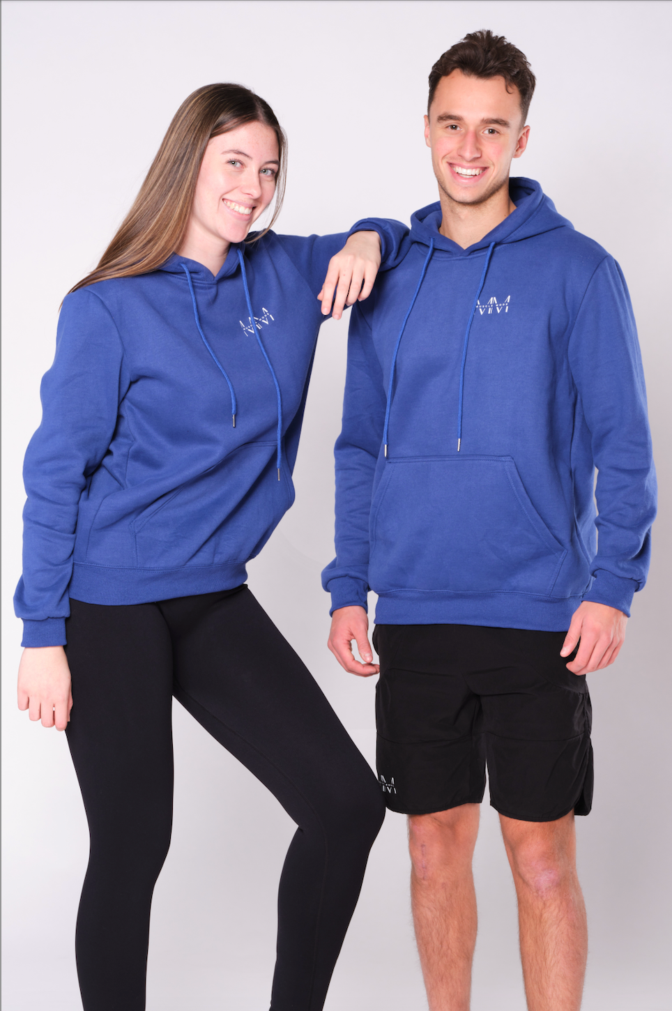 MUSCLE MODE HOODIE - BLUE