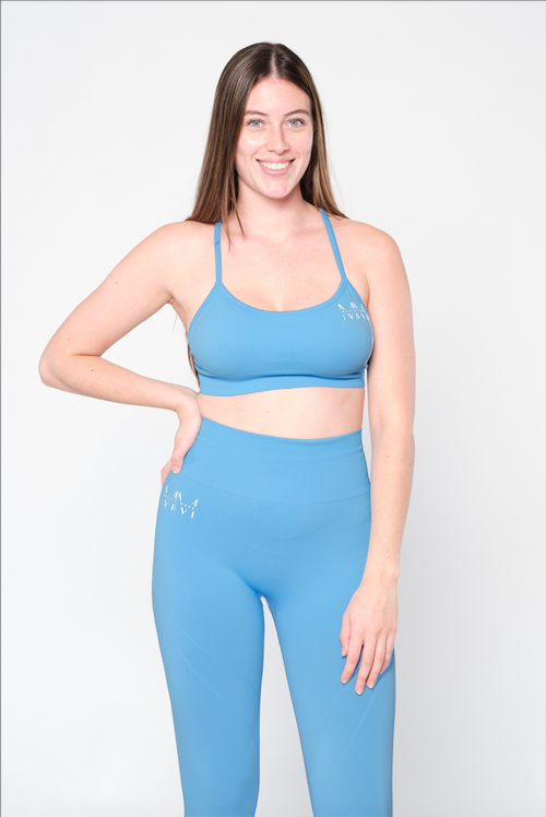 POWER LEGGING - AQUA BLUE