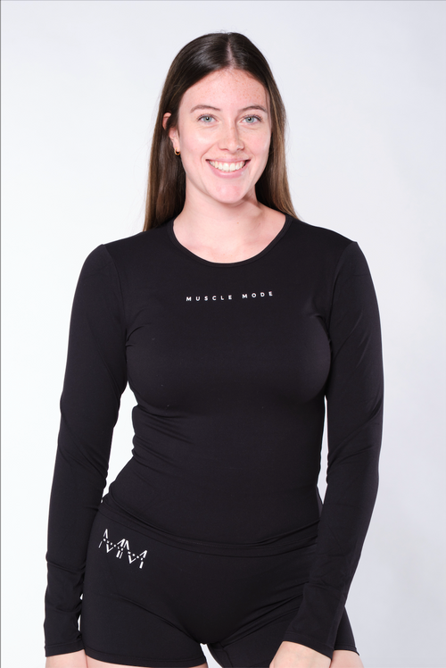 FLASH LONG SLEEVE - JET BLACK