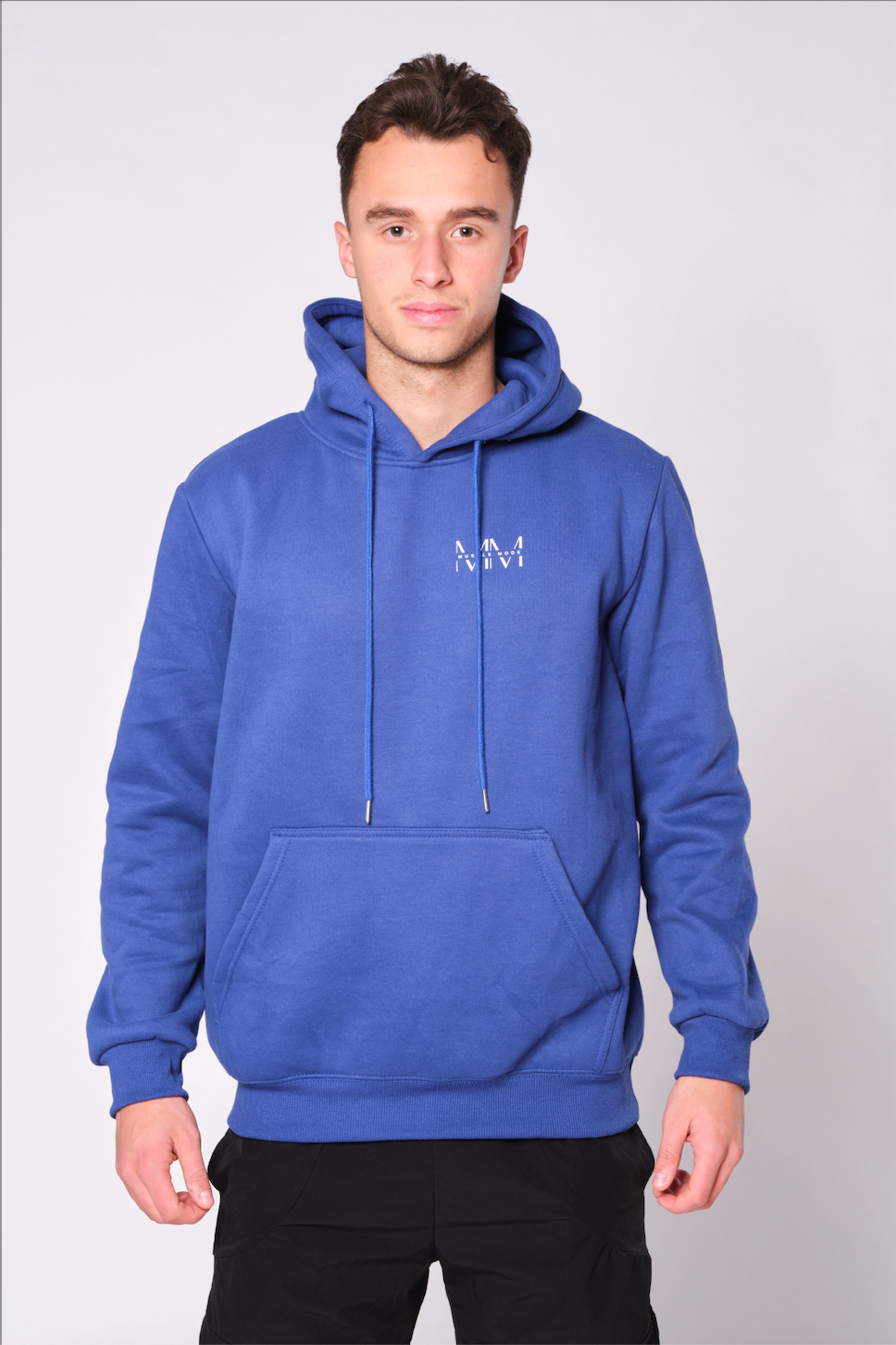 MUSCLE MODE HOODIE - BLUE