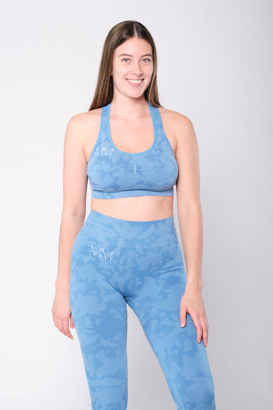 CAMO LEGGING - SKY BLUE