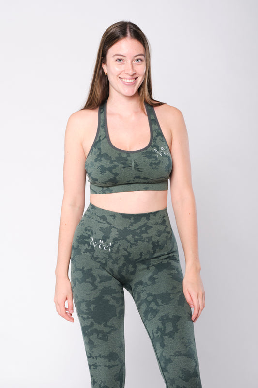 CAMO LEGGING - SAGE GREEN