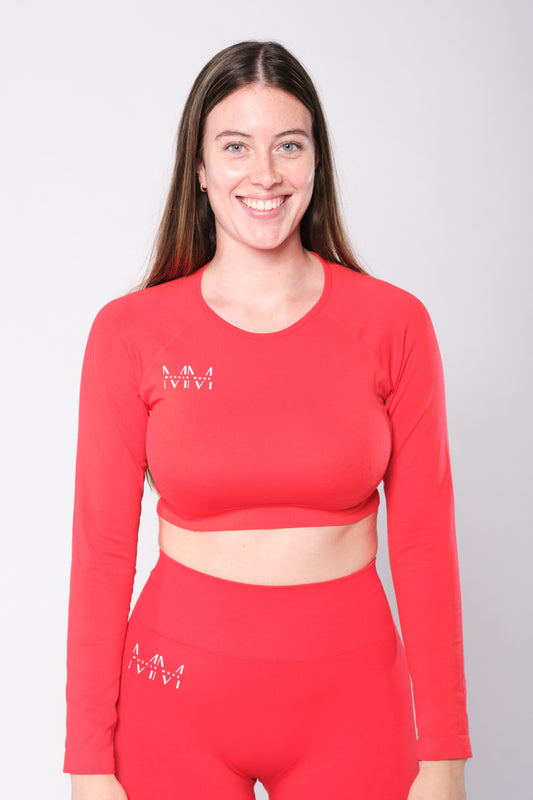 ELITE LONG SLEEVE - CHILI RED