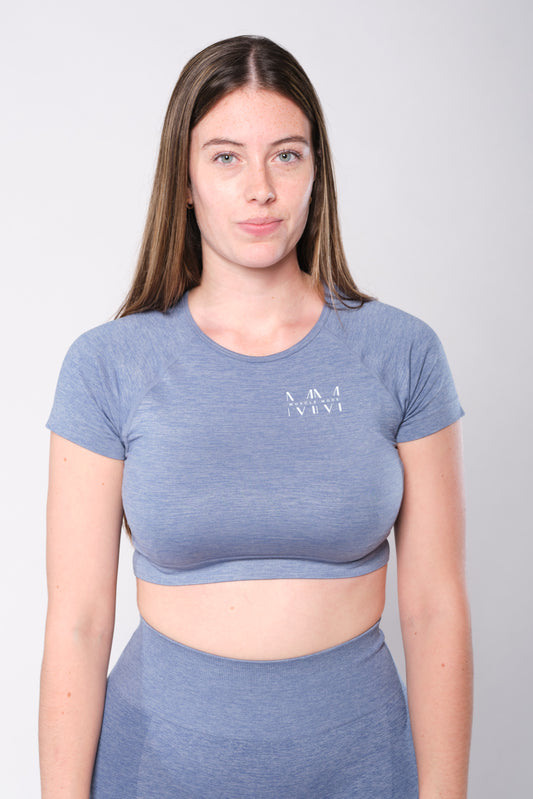 ELITE SHORT SLEEVE - STEEL BLUE