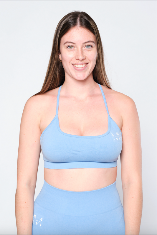 PASTEL SPORTS BRA - BLUE