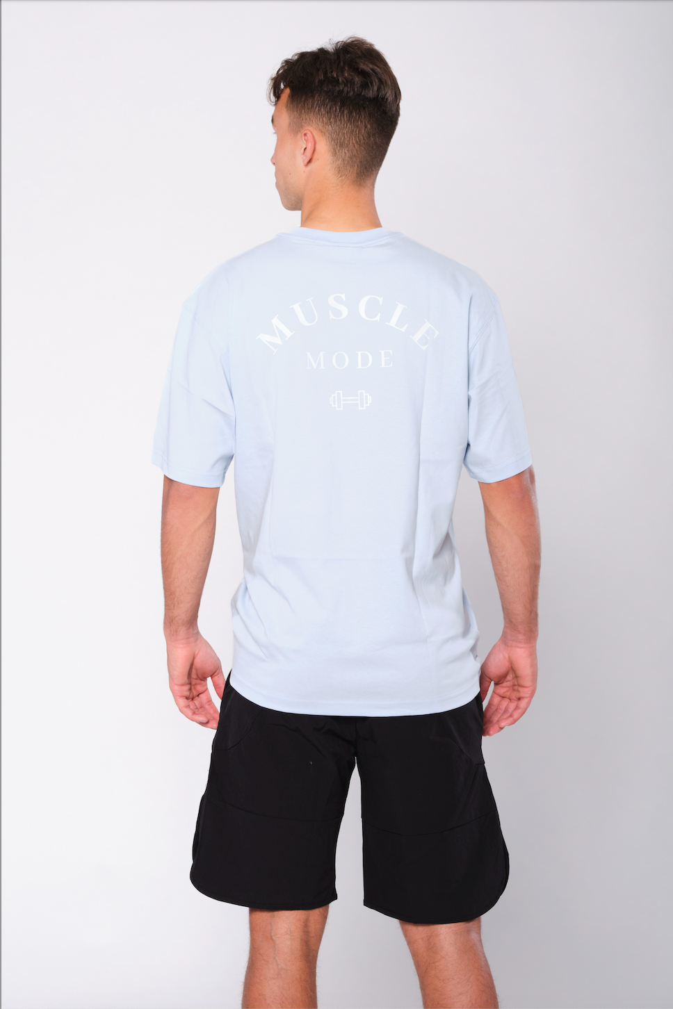 OVERSIZED T-SHIRT - BABY BLUE